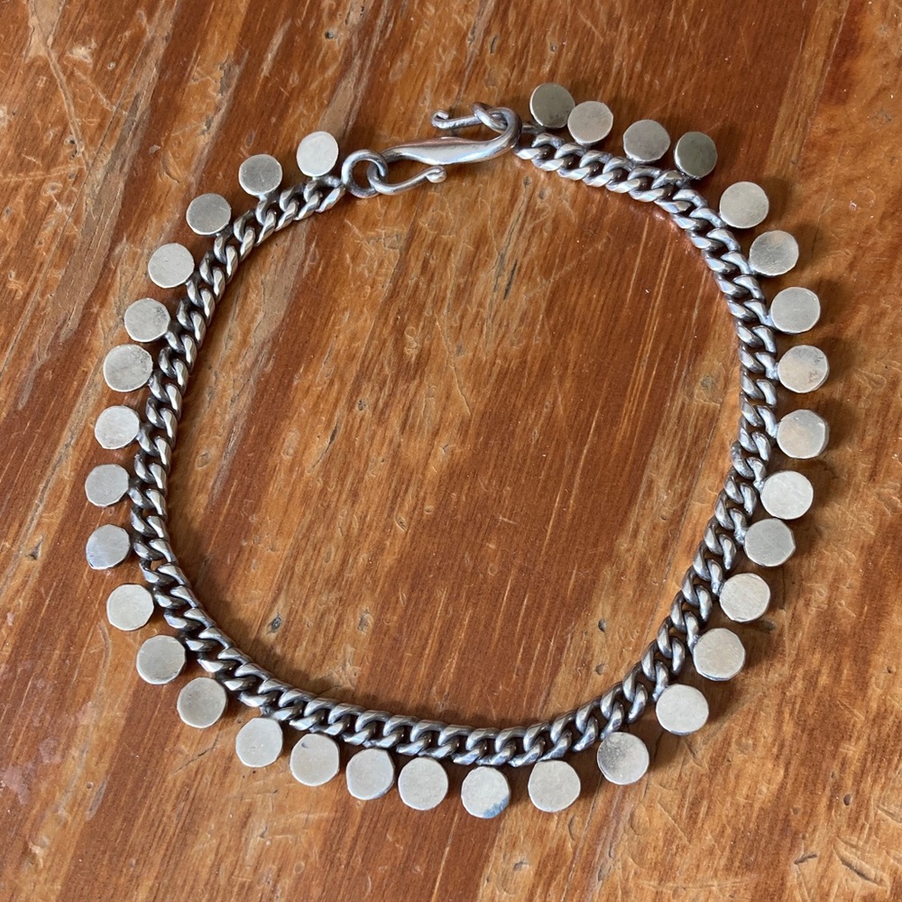 Sterling Silver 925 Chain Ankle Bracelet